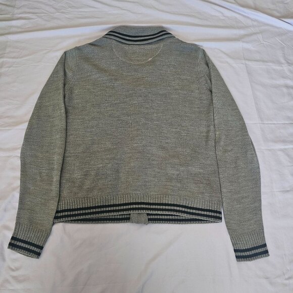 Brave Soul Men's Gray Knit Shawl Collar Button Front Cardigan Sweater Size Large - Picture 5 of 11